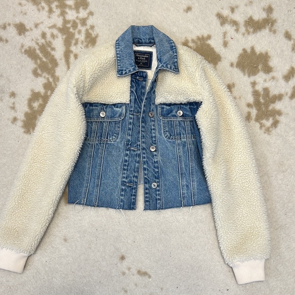 Abercrombie Sherpa Denim Jacket